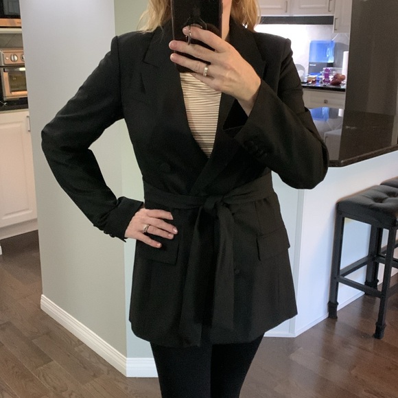 Aritzia Babaton Samuel Double-breasted Belted Blazer - Picture 2 of 6